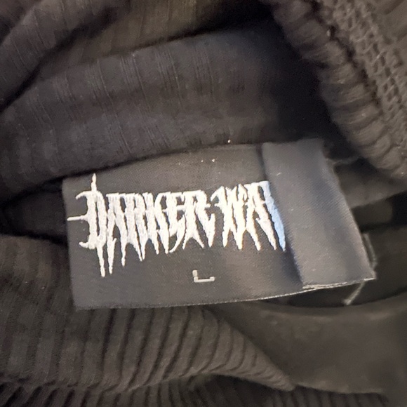 Darker Waves Mini Dress with Hood - Picture 2 of 3